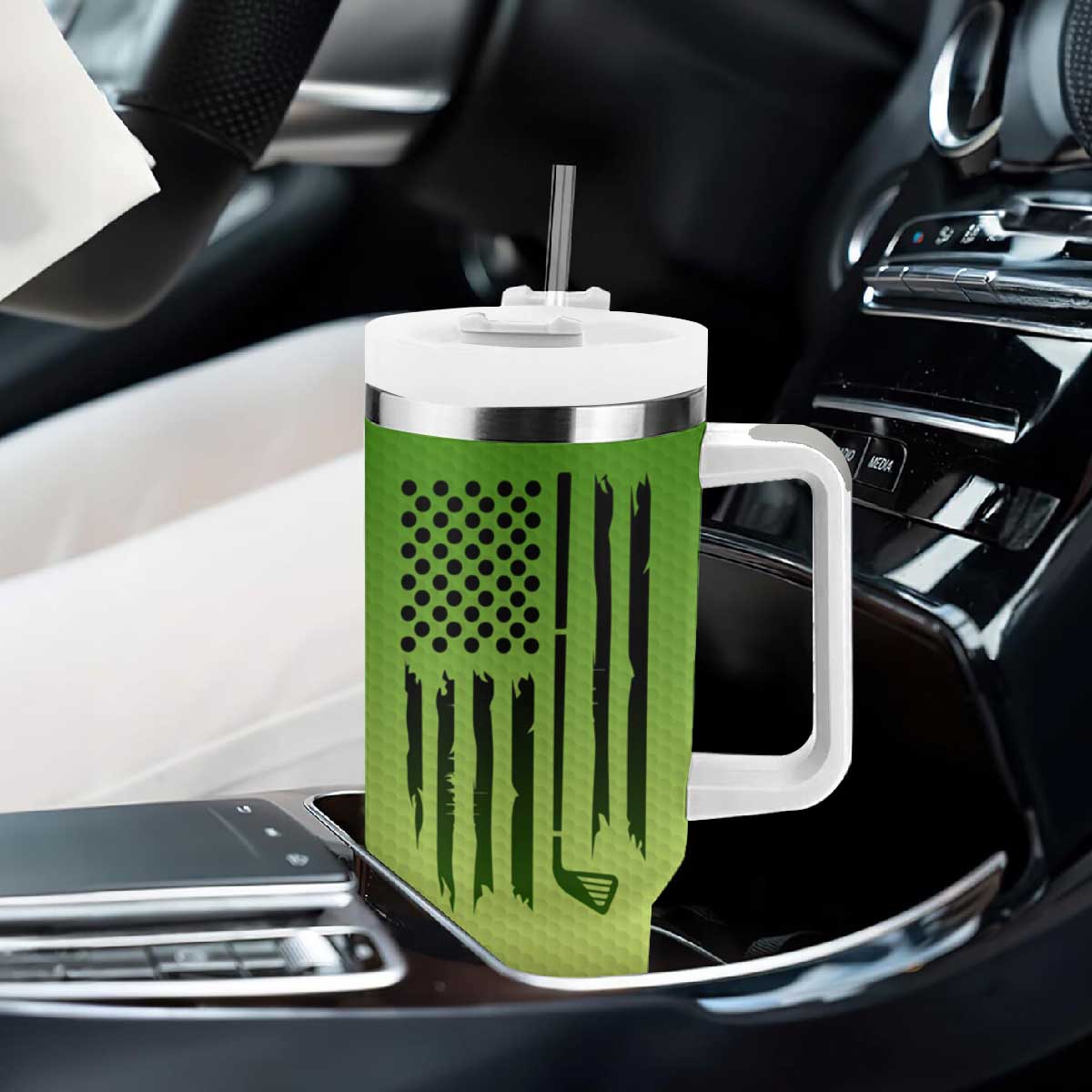 Gifts for Golf Player Tumbler With Handle World's Okayest Golfer TB09 Print Your Wear