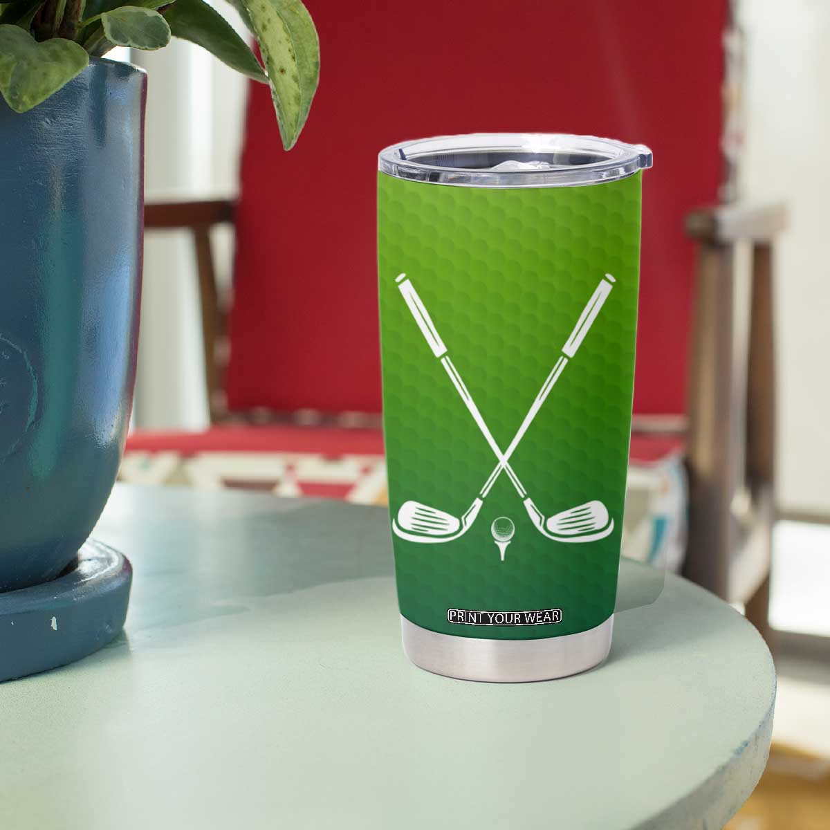 Gifts for Golf Player Tumbler Cup It Takes A Lot Of Balls To Golf Like I Do TB09 Print Your Wear
