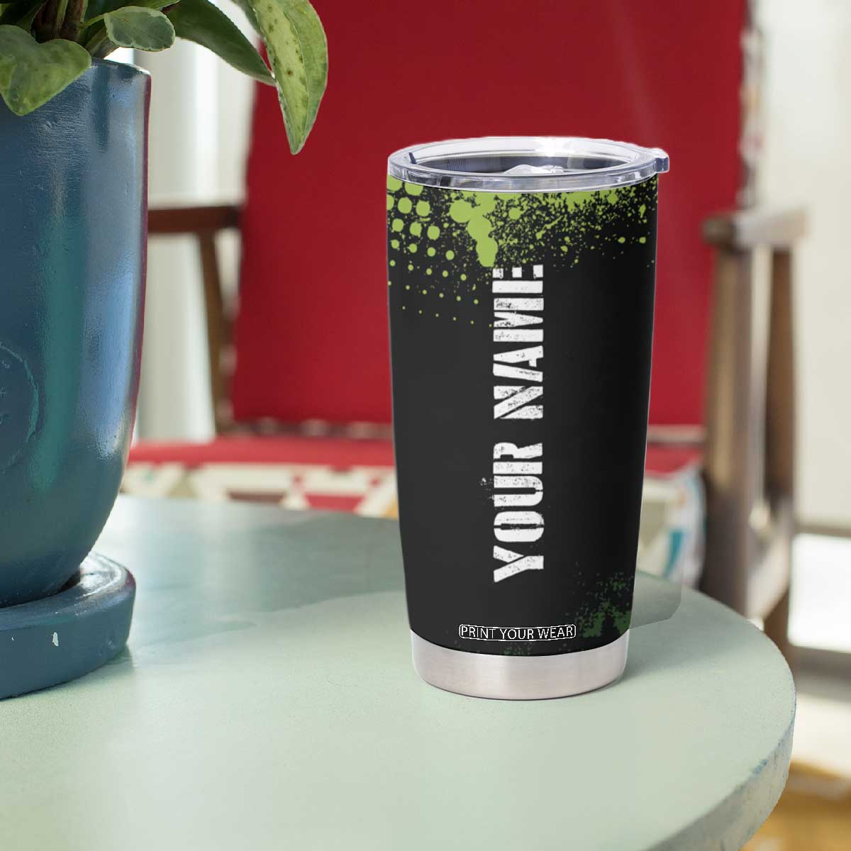 Personalized Funny Golf Player Tumbler Cup Custom Name Grip It Rip It Sip It Beer Drinking TB09 Print Your Wear