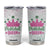 Gifts for Pickleball Lover Tumbler Cup Pickleball Queen TB09 Pink Green Print Your Wear