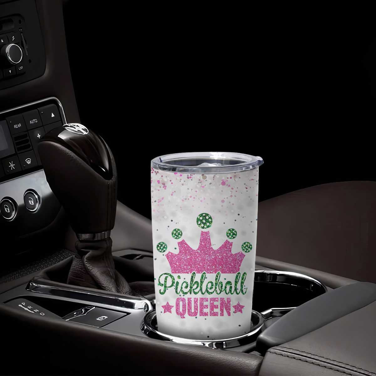 Gifts for Pickleball Lover Tumbler Cup Pickleball Queen TB09 Print Your Wear