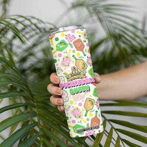 Pickleball Player Skinny Tumbler Pickleball Queen TB09 Print Your Wear