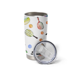 Personalized Pickleball Player Tumbler Cup Custom Name Pickle Ball Lover TB09 Print Your Wear