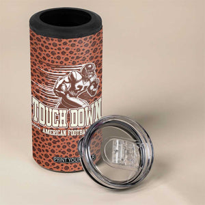 Gifts for Football Lover 4 in 1 Can Cooler Tumbler Touch Down American Football TB09 Print Your Wear