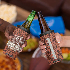 Gifts for Football Lover 4 in 1 Can Cooler Tumbler Touch Down American Football TB09 Print Your Wear