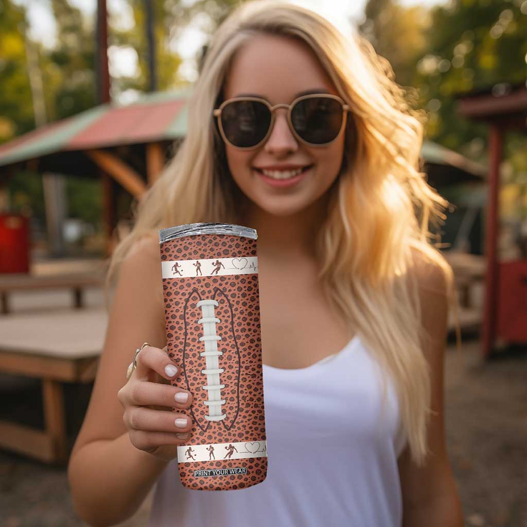 Gifts for Football Lover Skinny Tumbler Touch Down American Football TB09 Print Your Wear