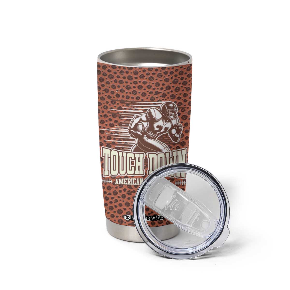 Gifts for Football Lover Tumbler Cup Touch Down American Football TB09 Print Your Wear