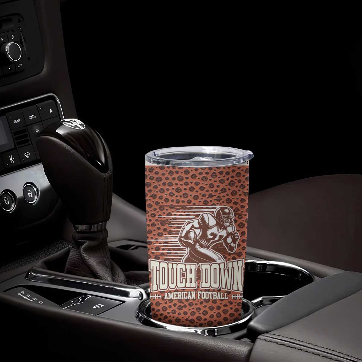 Gifts for Football Lover Tumbler Cup Touch Down American Football TB09 Print Your Wear