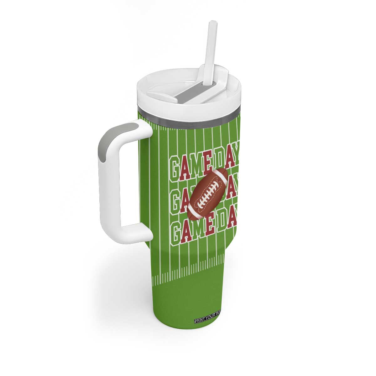 Gifts for Football Lover Tumbler With Handle Game Day TB09 Print Your Wear