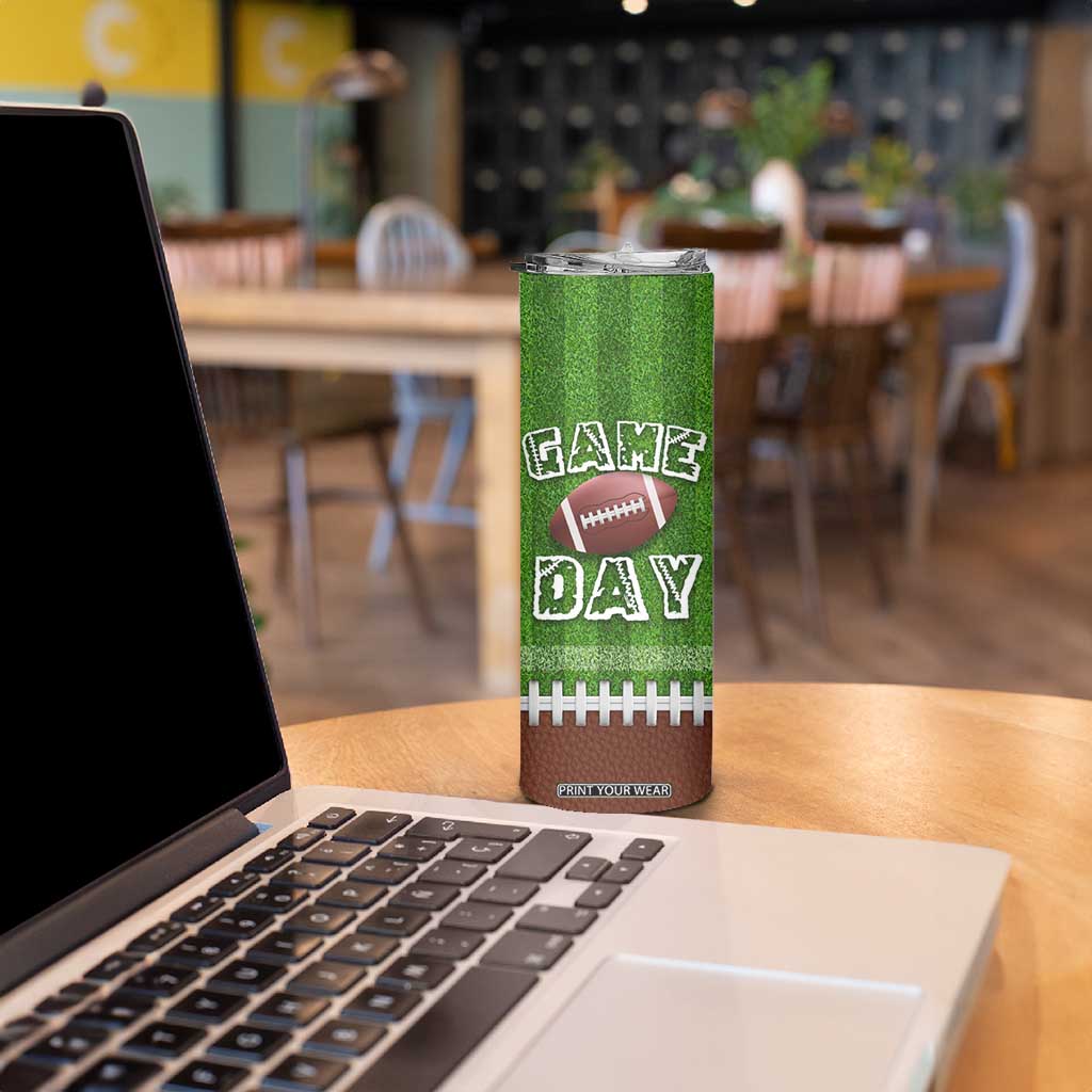 Personalized Gifts for Football Lover Skinny Tumbler Custom Name Game Day TB09 Print Your Wear