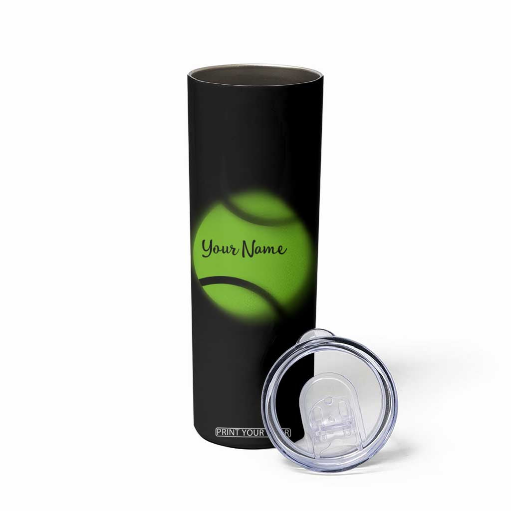 Personalized Tennis Player Skinny Tumbler Custom Name Eat Sleep Tennis Repeat TB09 Print Your Wear