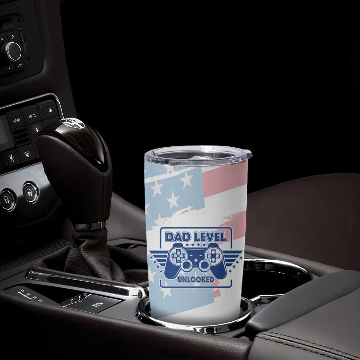 Gifts For New Dad Tumbler Cup Promoted To Dad Est 2025 Dad Level Unlocked TB09 Print Your Wear