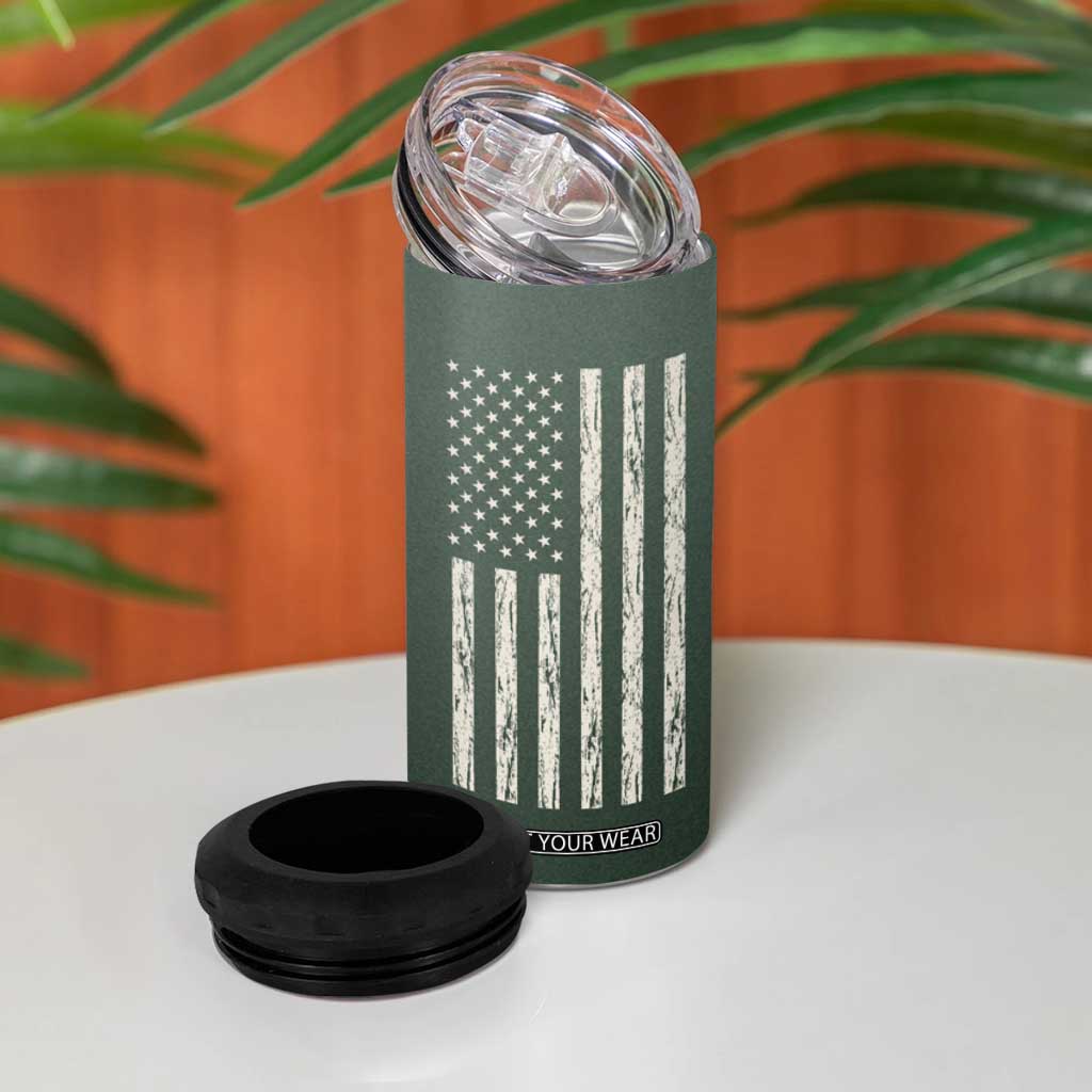 Funny Gifts For Dad 4 in 1 Can Cooler Tumbler Like Father Like Daughter Oh Crap TB09 Print Your Wear