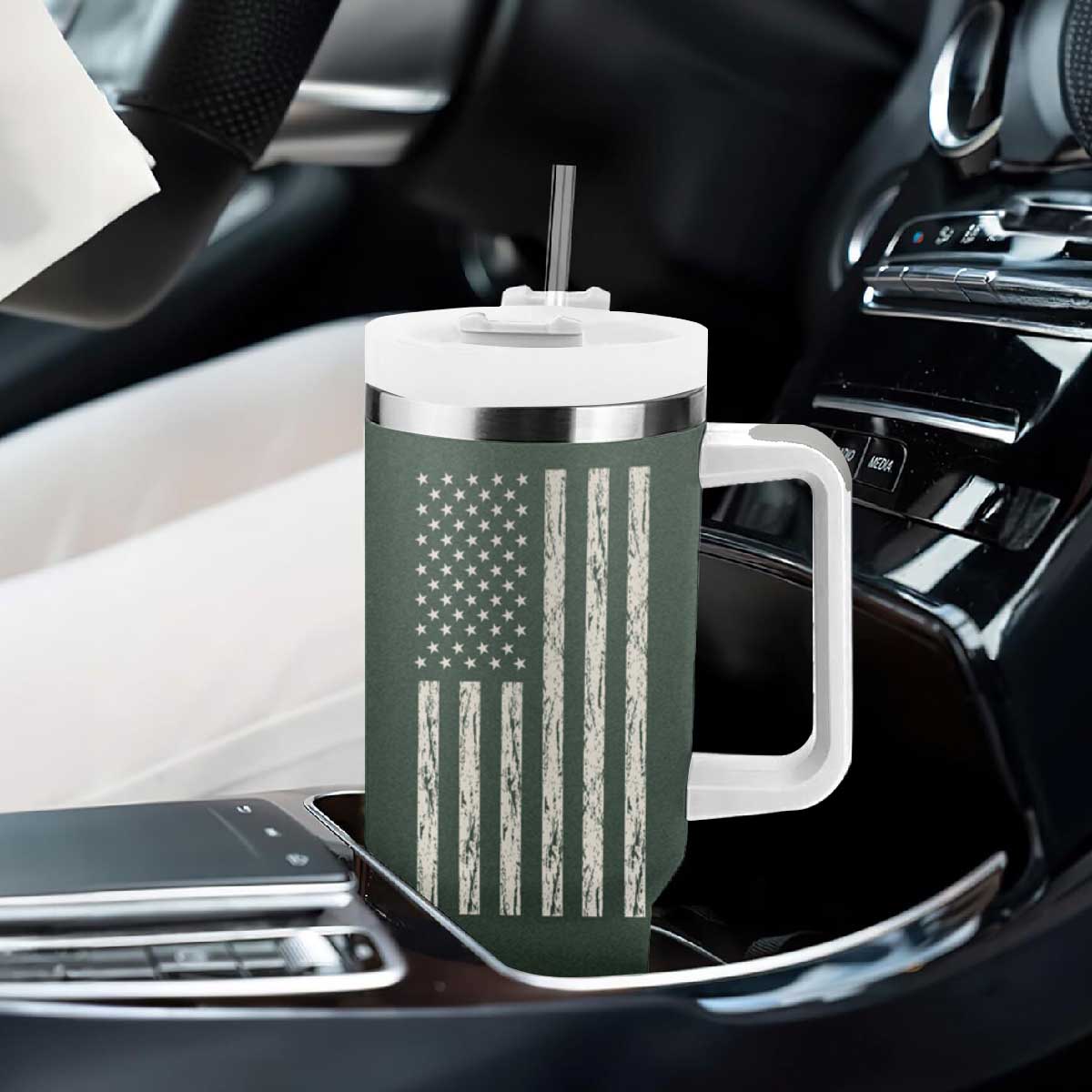 Funny Gifts For Dad Tumbler With Handle Like Father Like Daughter Oh Crap TB09 Print Your Wear