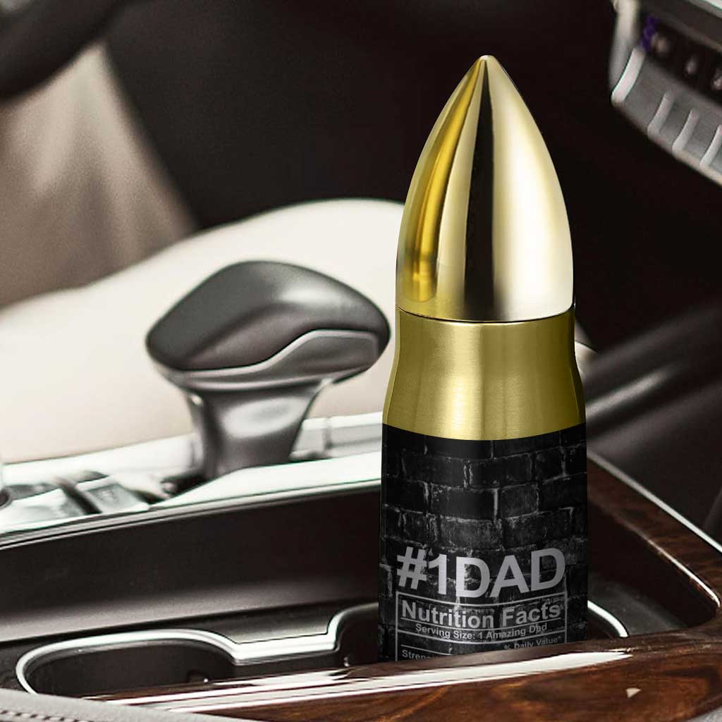 Funny Gifts For Dad Bullet Tumbler My Favorite Child Gave Me This Cup TB09 Print Your Wear