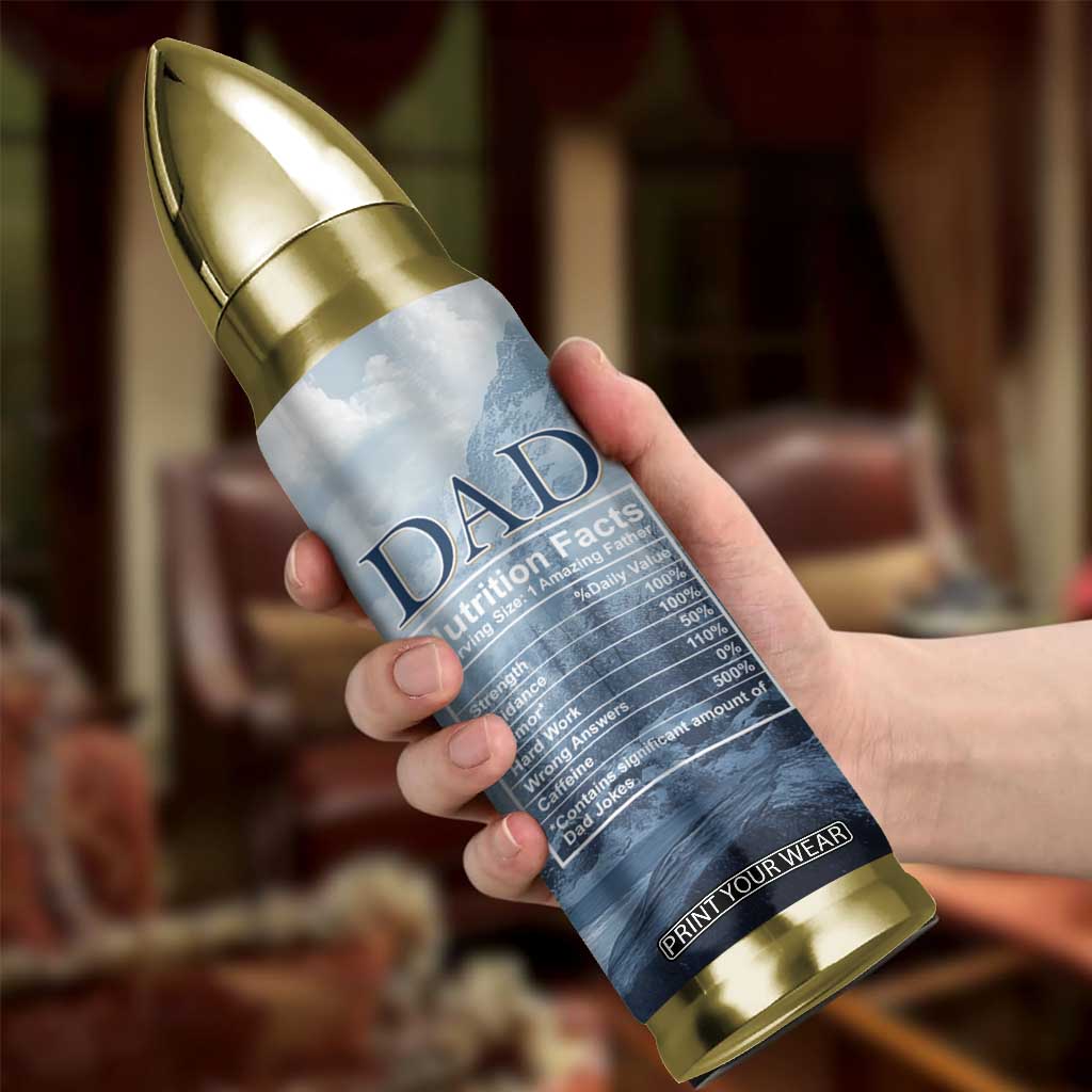 Gifts For Dad Bullet Tumbler It's Not A Dad Bod It's A Father Figure TB09 Print Your Wear