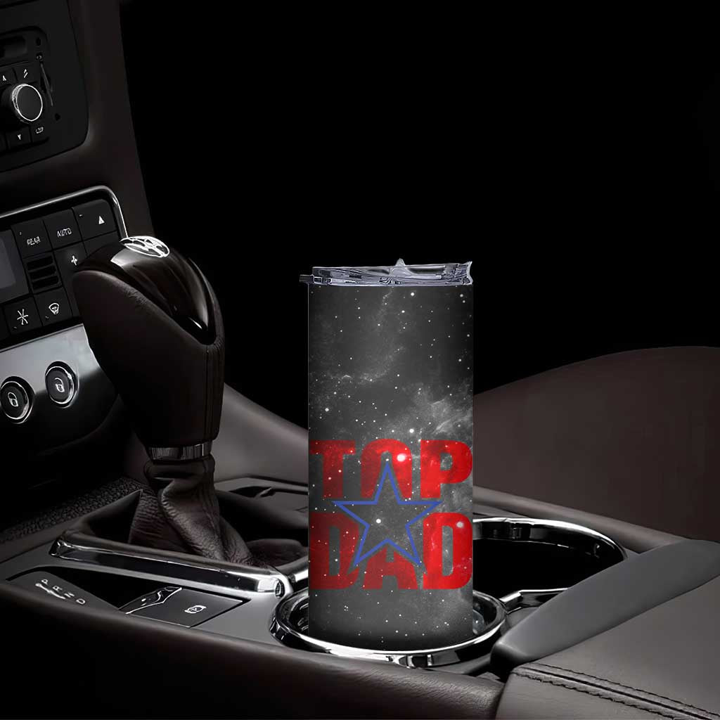 Top Dad Skinny Tumbler American Patriotic Gifts For Dad TB09 Print Your Wear