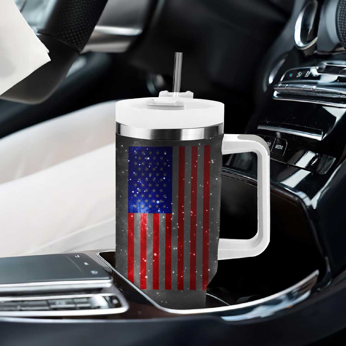 Top Dad Tumbler With Handle American Patriotic Gifts For Dad TB09 Print Your Wear