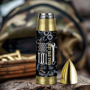 Best Dad Ever Bullet Tumbler If Dad Can't Fix It Funny Gifts For Dad TB09 Print Your Wear