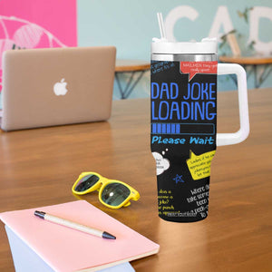 Funny Gifts For Dad Tumbler With Handle Emergency Dad Jokes TB09 Print Your Wear
