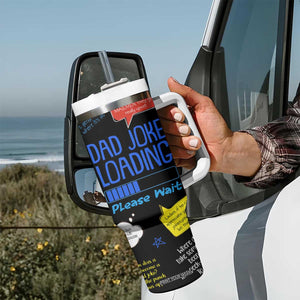 Funny Gifts For Dad Tumbler With Handle Emergency Dad Jokes TB09 Print Your Wear