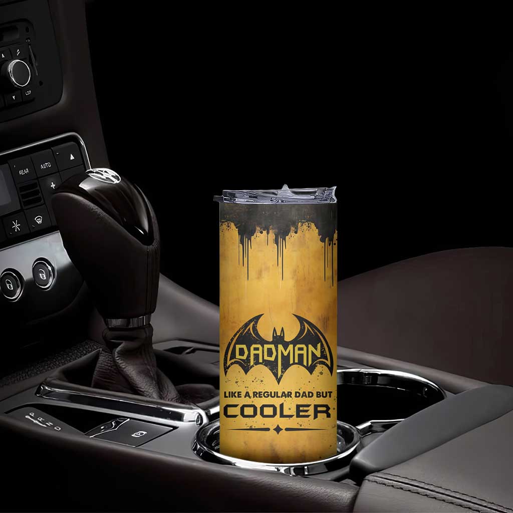 Funny Gifts For Dad Skinny Tumbler Dad Man Black Bat Like A Regular Dad But Cooler TB09 Print Your Wear
