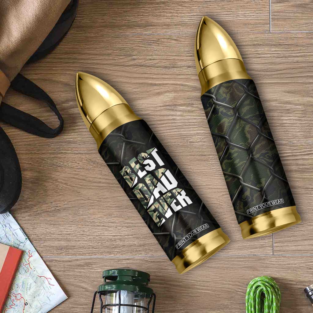 Best Dad Ever Camo Bullet Tumbler TB09 Print Your Wear