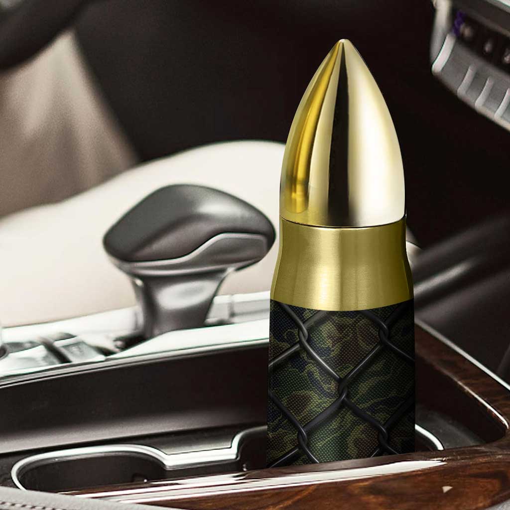 Best Dad Ever Camo Bullet Tumbler TB09 Print Your Wear