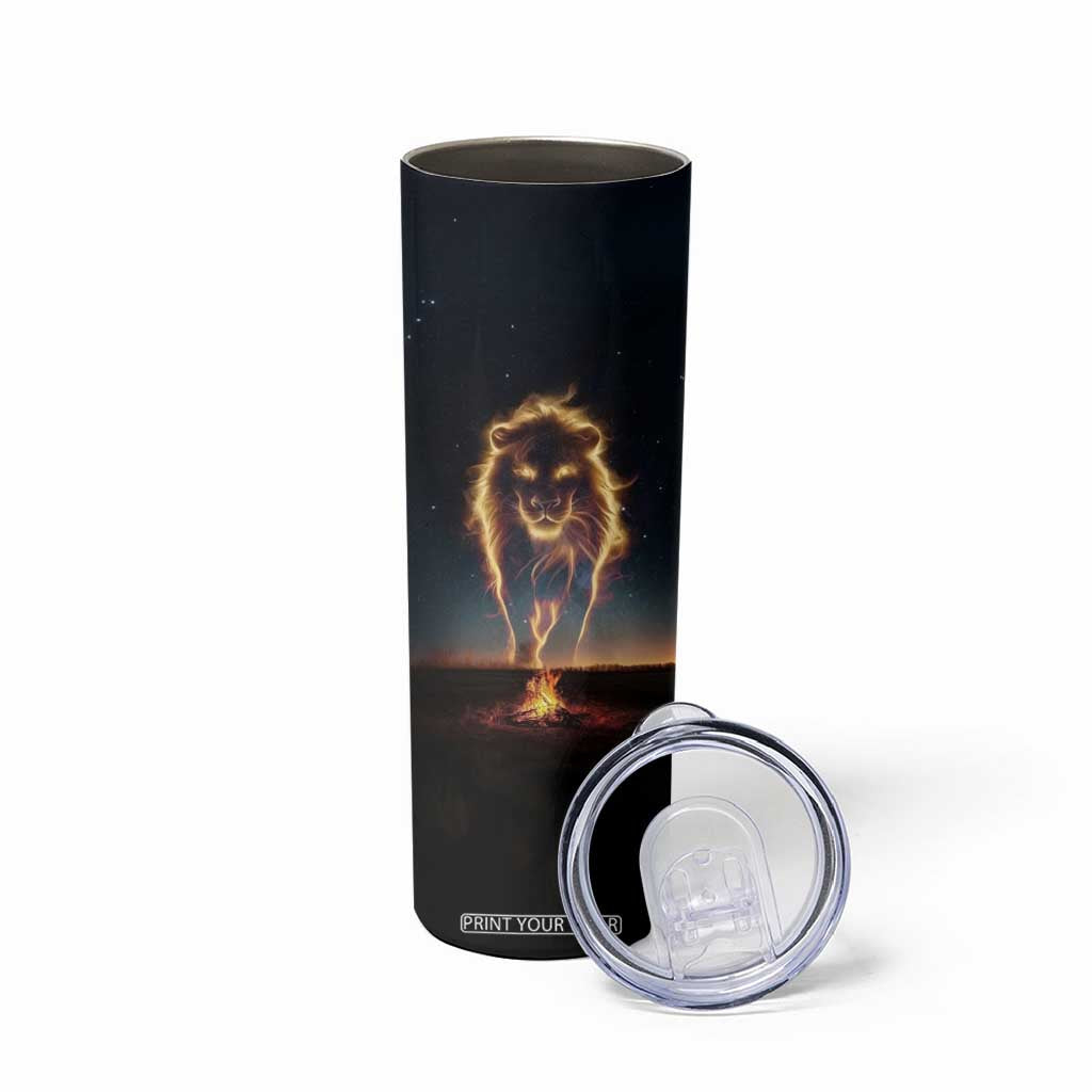 Gifts For Dad Skinny Tumbler The Man The Myth The Legend Strong Lion TB09 Print Your Wear