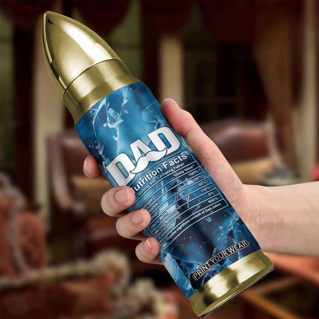 Gifts For Dad Bullet Tumbler World's Coolest Dad No.1 Dad TB09 Print Your Wear