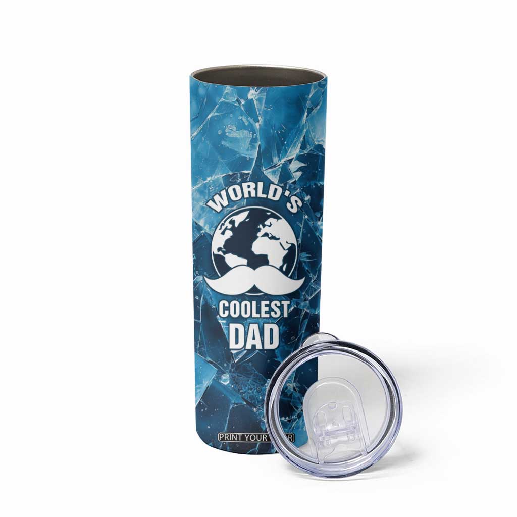 Gifts For Dad Skinny Tumbler World's Coolest Dad No.1 Dad TB09 Print Your Wear