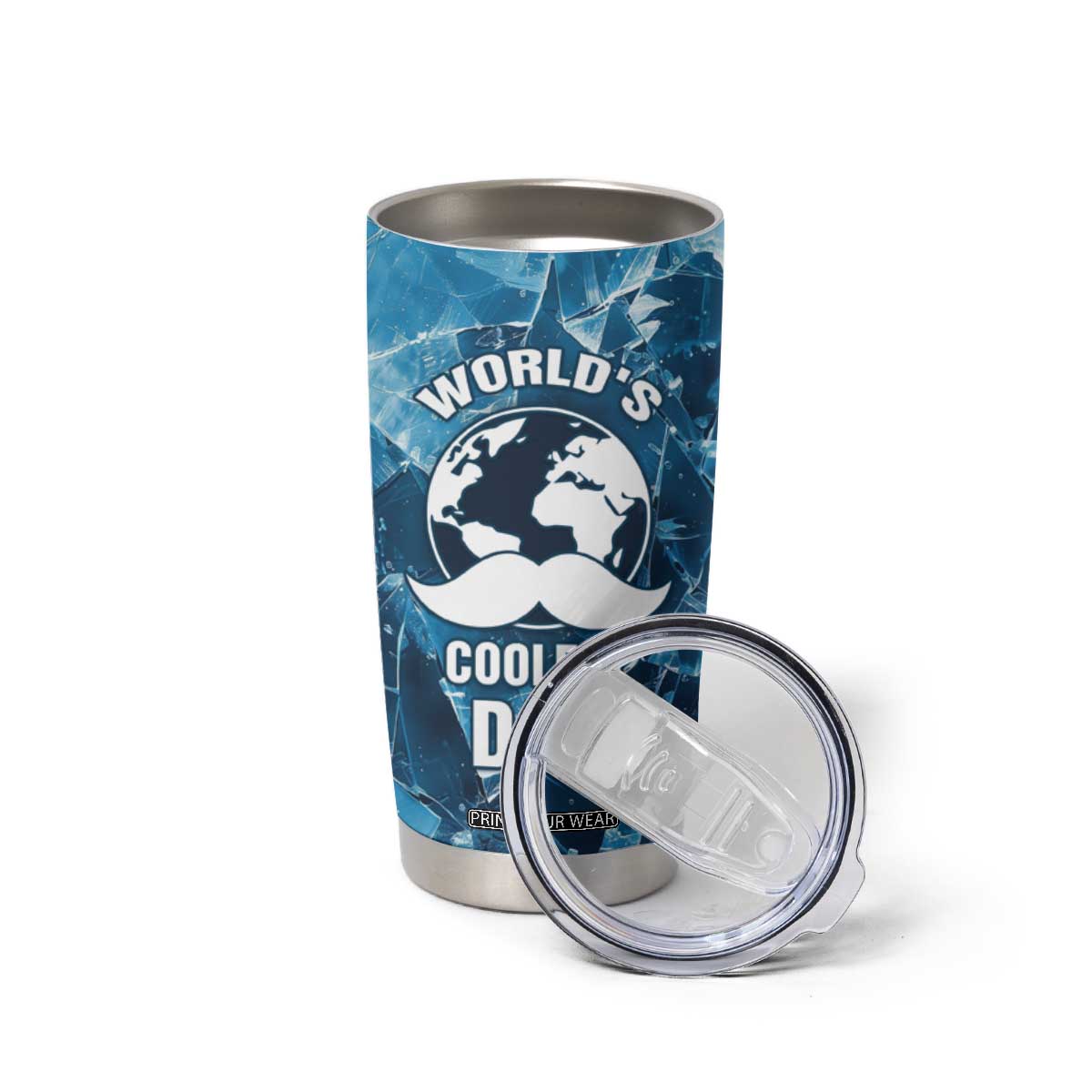 Gifts For Dad Tumbler Cup World's Coolest Dad No.1 Dad TB09 Print Your Wear