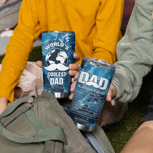 Gifts For Dad Tumbler Cup World's Coolest Dad No.1 Dad TB09 Print Your Wear