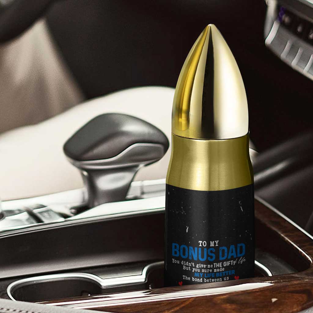 Gifts For Bonus Dad Bullet Tumbler Best Effin' Bonus Dad Ever Thank You Step Dad TB09 Print Your Wear