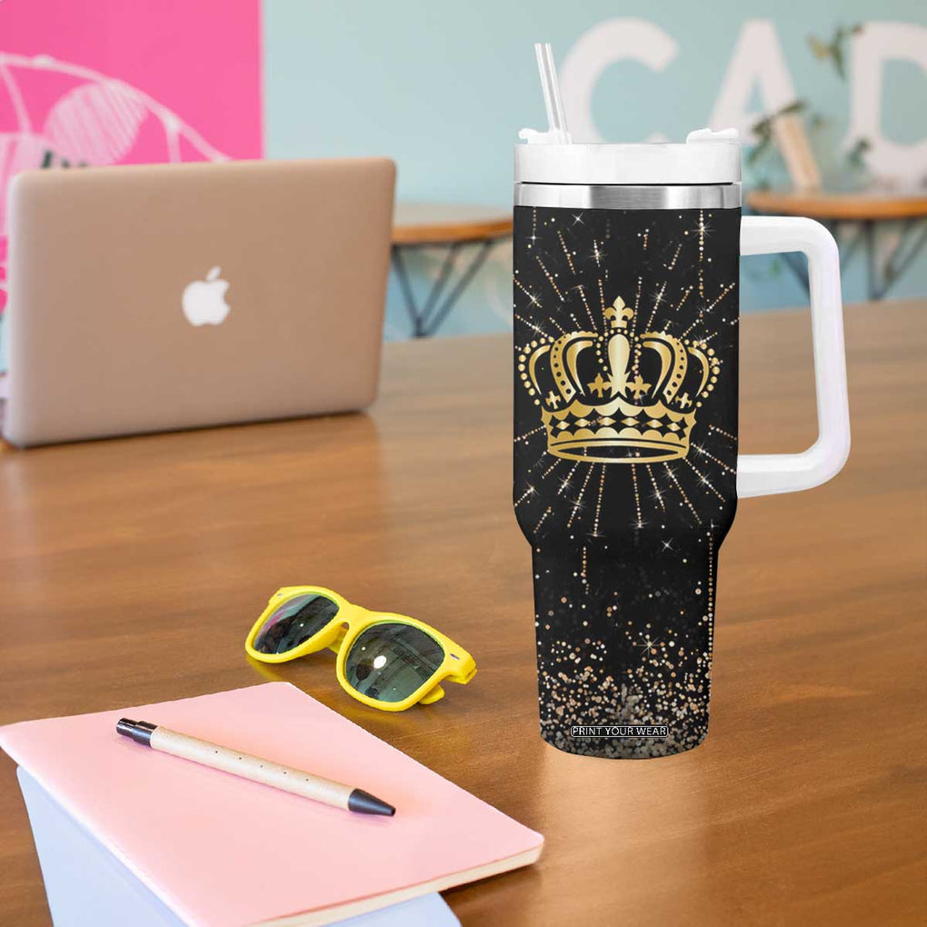 Birthday Gifts For Women Tumbler With Handle Queens Are Born In August TB09 Print Your Wear