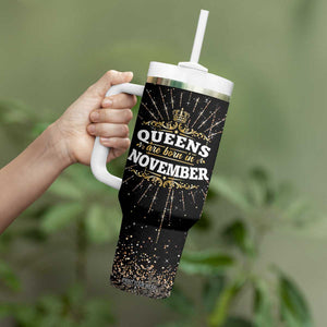 Birthday Gifts For Women Tumbler With Handle Queens Are Born In November TB09 Print Your Wear
