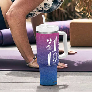 Funny Birthday Gifts Tumbler With Handle 21 With 19 Years Experience TB09 Print Your Wear