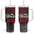 50th Birthday Gift Tumbler With Handle Fifty The Ultimate F World TB09 One Size: 40 oz Black Print Your Wear