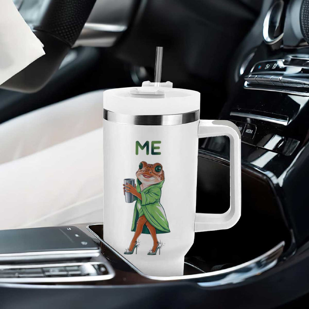 40th Birthday Gifts for Women Tumbler With Handle Funny Frog Other And You TB09 Print Your Wear