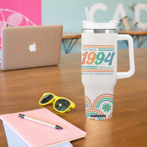 Funny Birthday Gifts For Women Tumbler With Handle Aged To Perfection 30th Birthday Making The World A Better Place Since 1994 TB09 Print Your Wear