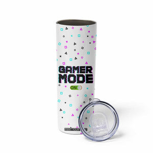 Gifts For Gamer Skinny Tumbler Gamer Mode On Gaming Teenage Boys Men TB09 Print Your Wear