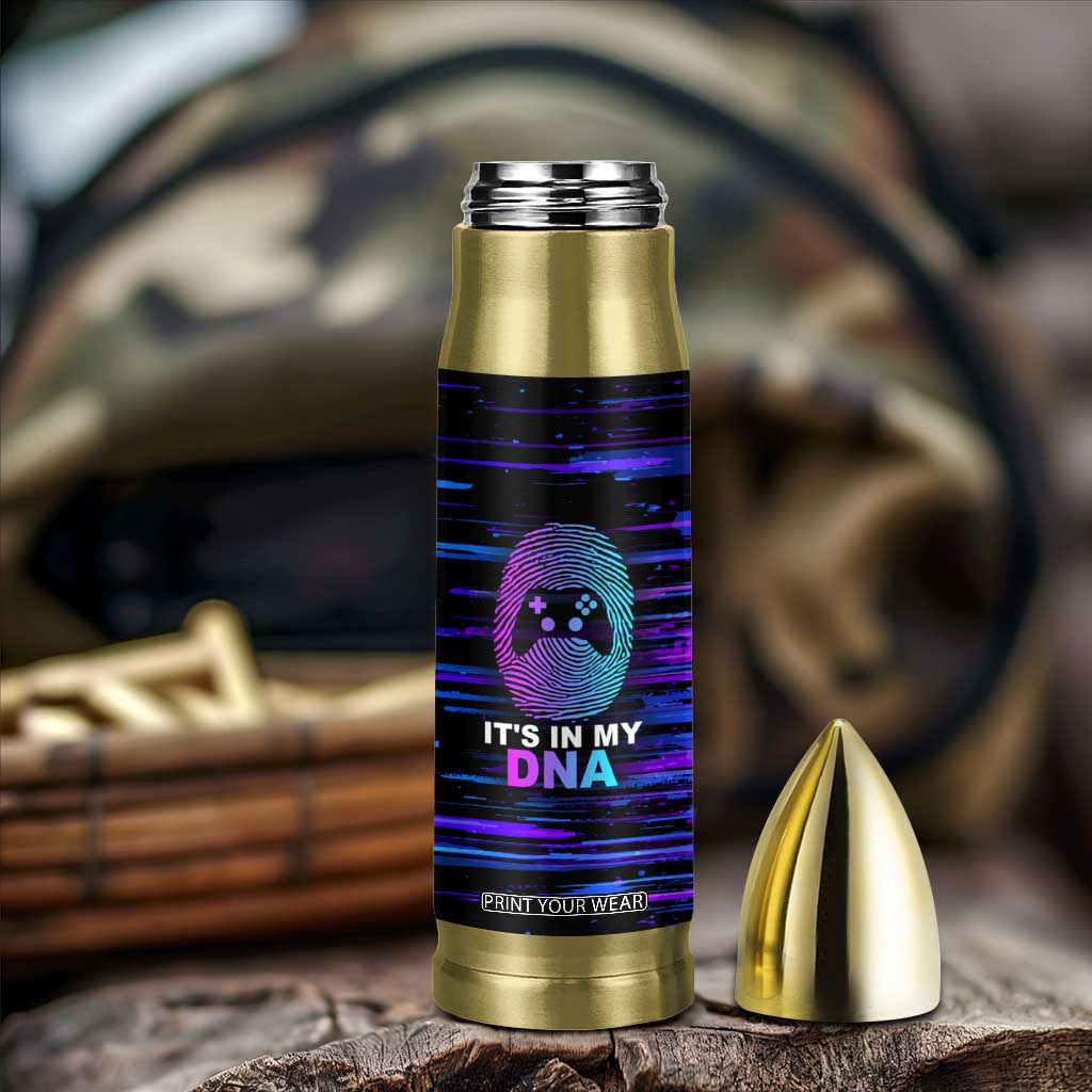 Funny Gamer Bullet Tumbler Gaming Is My DNA TB09 Print Your Wear