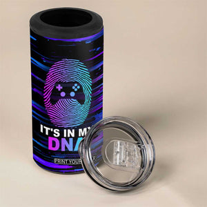 Funny Gamer 4 in 1 Can Cooler Tumbler Gaming Is My DNA TB09 Print Your Wear