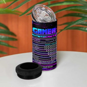 Funny Gamer 4 in 1 Can Cooler Tumbler Gaming Is My DNA TB09 Print Your Wear