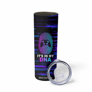 Funny Gamer Skinny Tumbler Gaming Is My DNA TB09 Print Your Wear