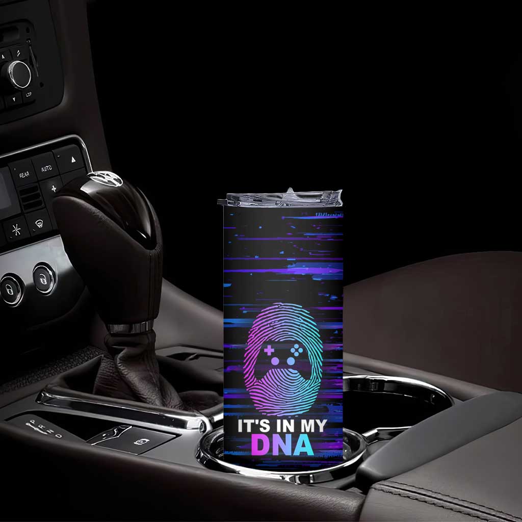 Funny Gamer Skinny Tumbler Gaming Is My DNA TB09 Print Your Wear