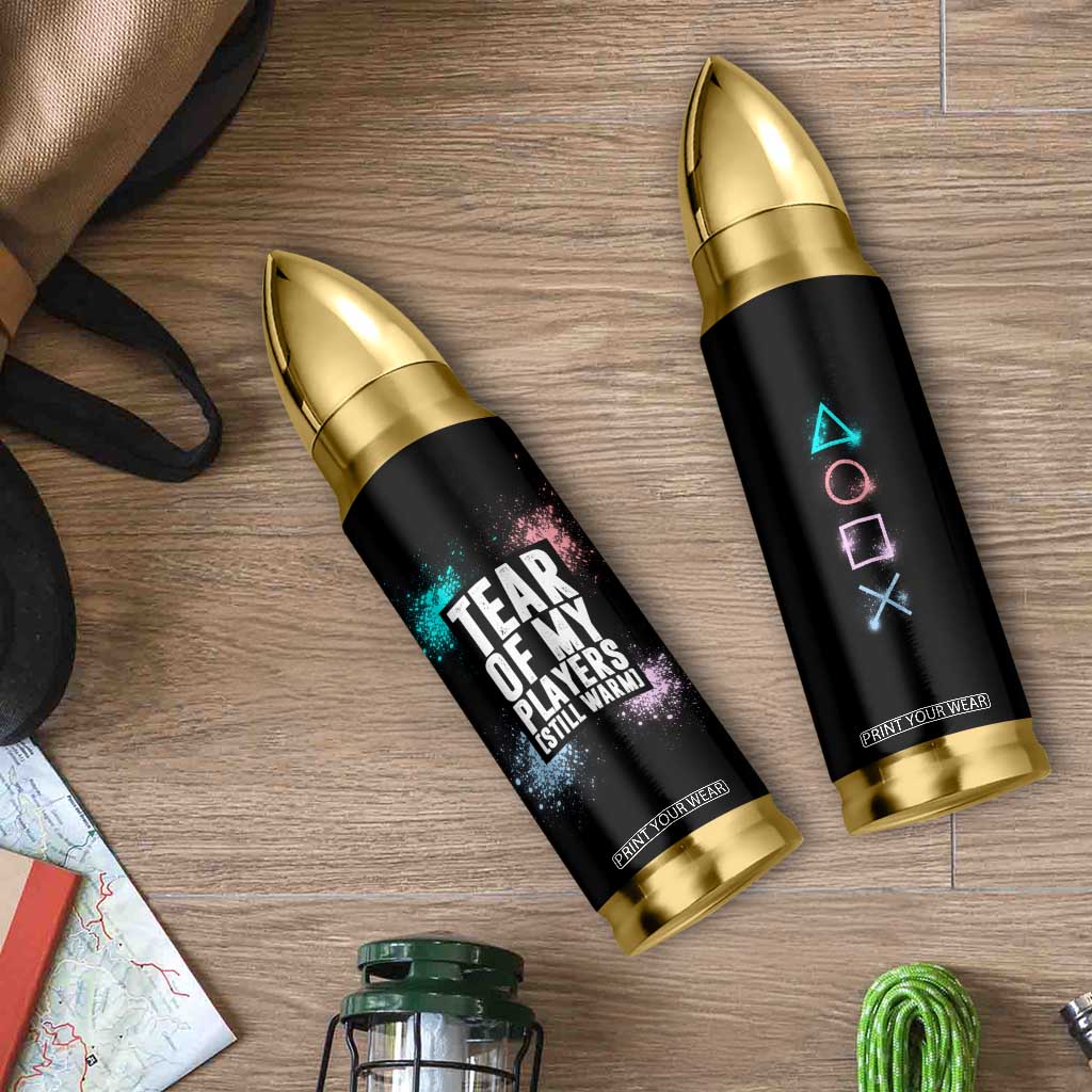 Funny Gamer Bullet Tumbler Tears Of My Players Gaming Teenage Boys Men TB09 Print Your Wear