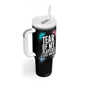 Funny Gamer Tumbler With Handle Tears Of My Players Gaming Teenage Boys Men TB09 Print Your Wear