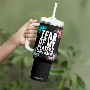 Funny Gamer Tumbler With Handle Tears Of My Players Gaming Teenage Boys Men TB09 Print Your Wear