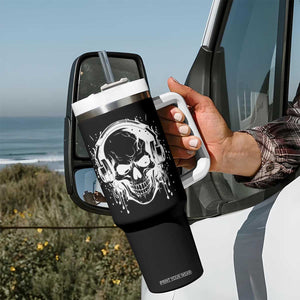 Gifts For Gamer Tumbler With Handle Can't Hear You I'm Gaming Headphone Skull TB09 Print Your Wear
